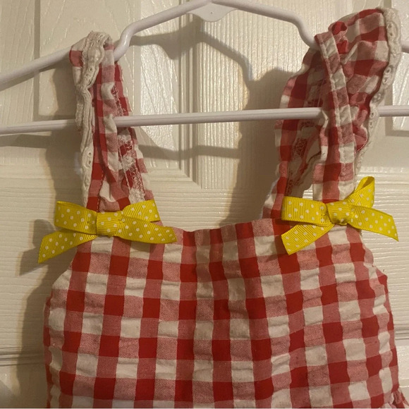 Goodlad Gingham Ladybug Dress - Picture 6 of 9